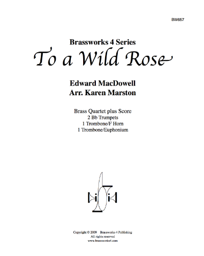 To a Wild Rose — 麦克道威尔
