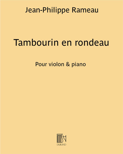 Tambourin en rondeau, op. 5 — 拉莫