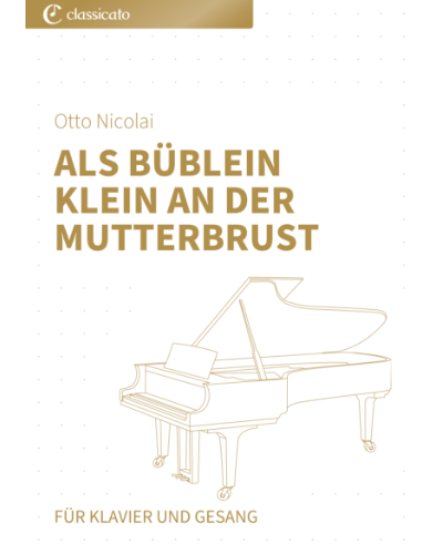 Als Büblein klein an der Mutterbrust (from 'The Merry Wives of Windsor') — Otto Nicolai