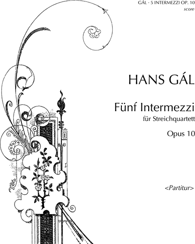 Cinque Intermezzi, op. 10 — Hans Gál