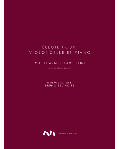 Élégie pour Violoncelle et Piano — Michel'angelo Lambertini
