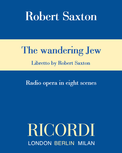 The wandering Jew — Robert Saxton