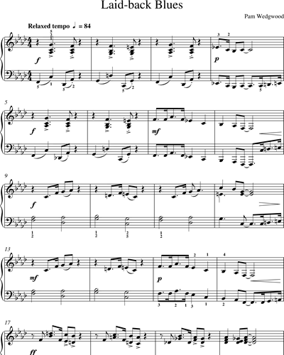 Laid-back Blues (from 'Jazzin' About') — Pam Wedgwood