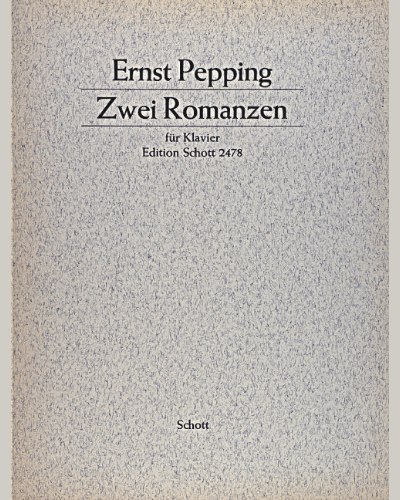 Two Romances — Ernst Pepping
