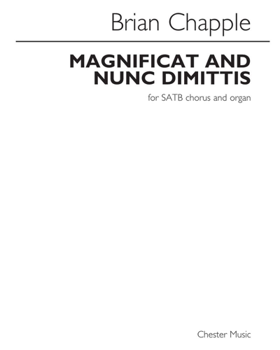 Magnificat and Nunc dimittis — Brian Chapple