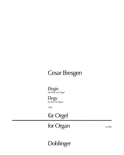 Elegie — Cesar Bresgen