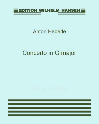 Concerto in G major — Anton Heberle