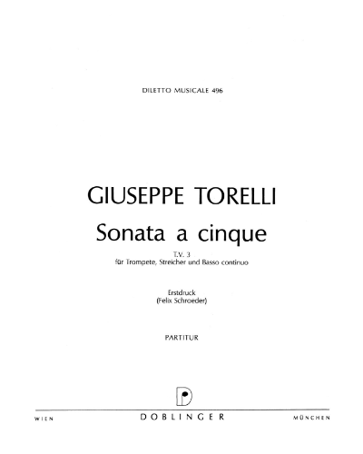 Sonata a Cinque in D major — 托雷利