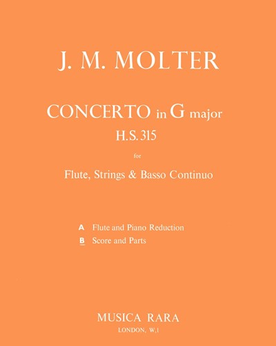 Flötenkonzert in G-Dur — Johann Melchior Molter