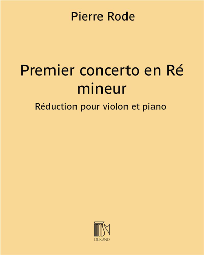 Concerto No. 1 in D minor, op. 3 — Pierre Rode