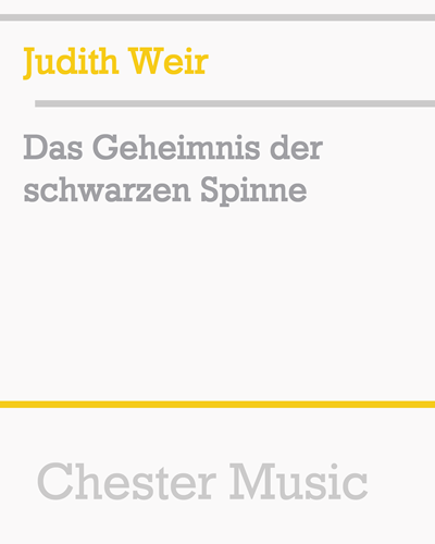 Das Geheimnis der schwarzen Spinne — 朱迪思·韦尔