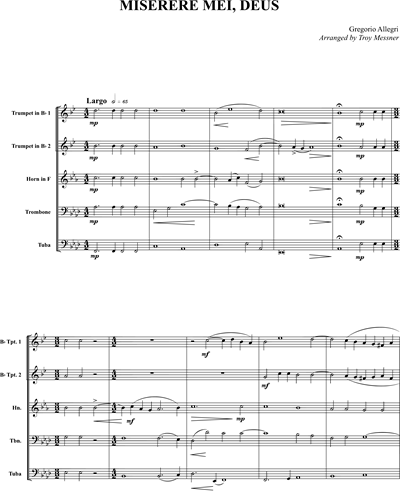 Miserere Mei, Deus — Gregorio Allegri