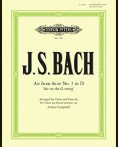 Air on the G String from Orchestral Suite No. 3 in D — Allan Campbell