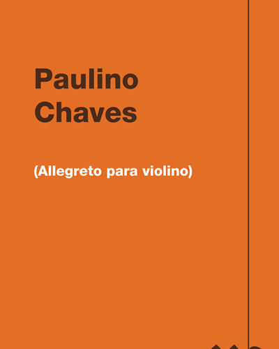 (Allegreto para violino) — Paulino Chaves