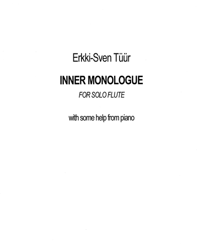 Inner Monologue — Erkki-Sven Tüür