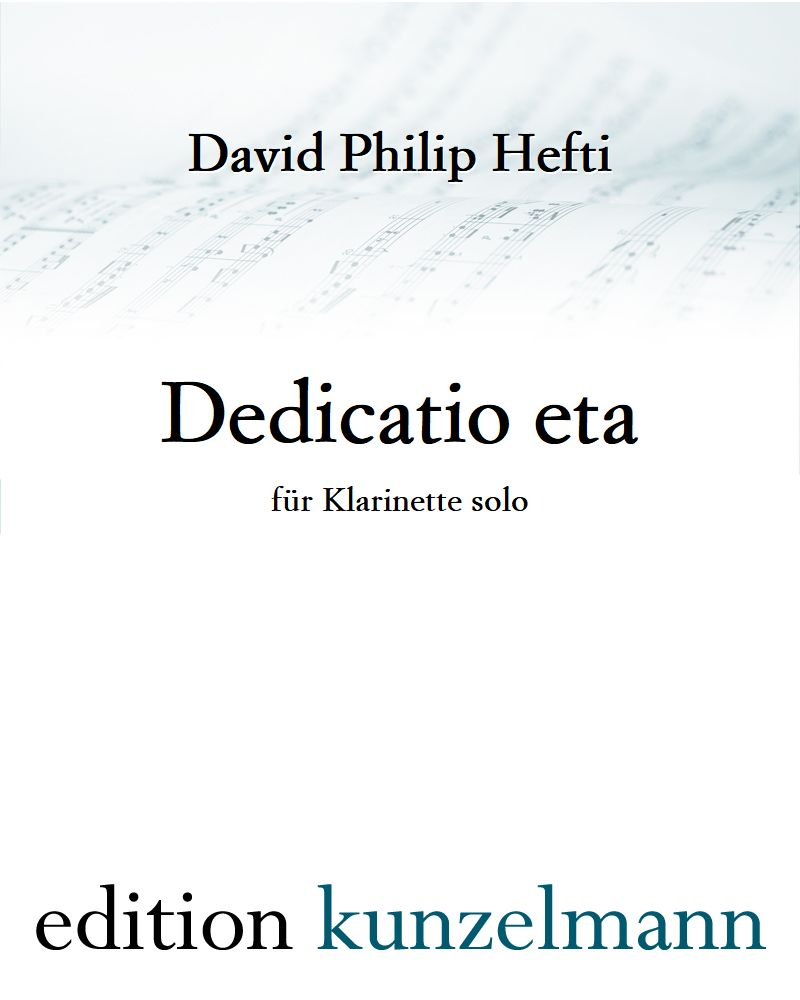 Dedicatio eta — David Philip Hefti