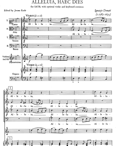Alleluia, Haec Dies — Ignazio Donati