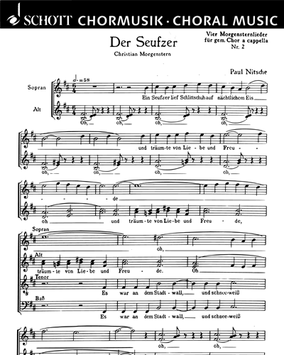 Vier Morgensternlieder — Paul Nitsche