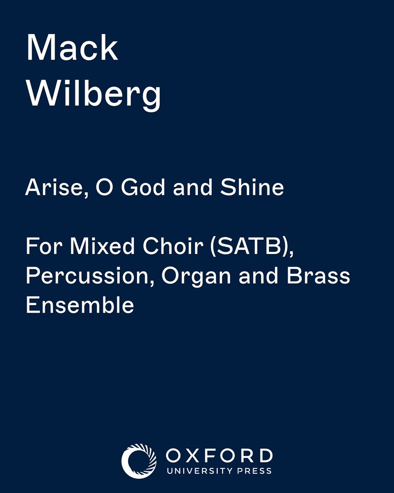 Arise, O God and Shine — Mack Wilberg