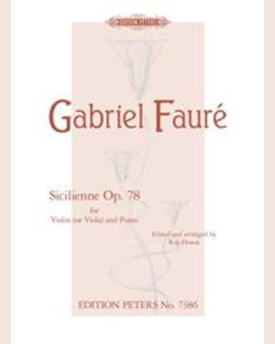 Sicilienne Op.78 — 福雷