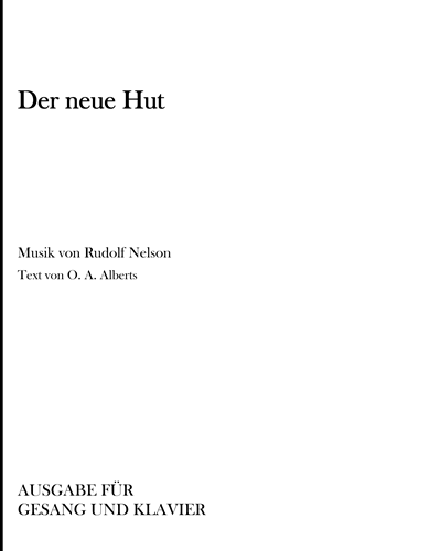 Der neue Hut — Rudolf Nelson
