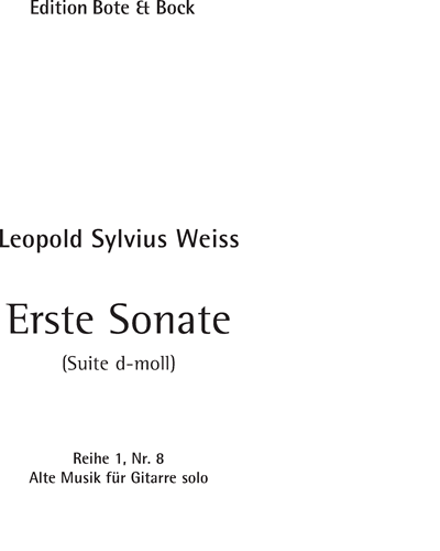 Sonata No. 1 in D minor, op. 1 — 西尔维厄斯·利奥波德·魏斯