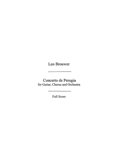 Concerto de Perugia — 莱奥·布劳威尔