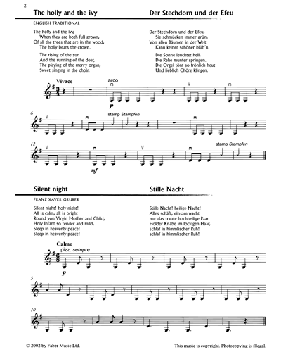 Carol Stringfest Selection — Mary Cohen