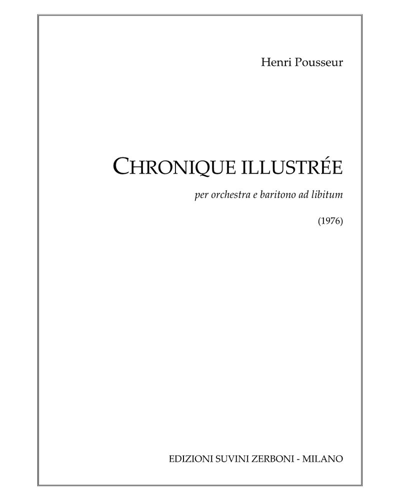 Chronique Illustre — Henri Pousseur