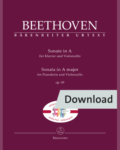 Sonata for Pianoforte and Violoncello A major, op. 69 — 贝多芬