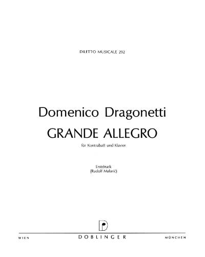Grande Allegro in E — 德拉戈内蒂