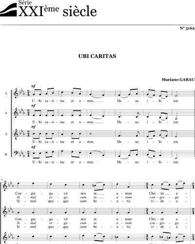 Ubi caritas - Garau — Mariano Garau