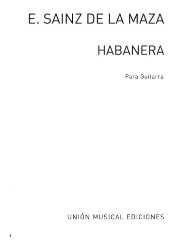 Habanera — Eduardo Sainz de la Maza