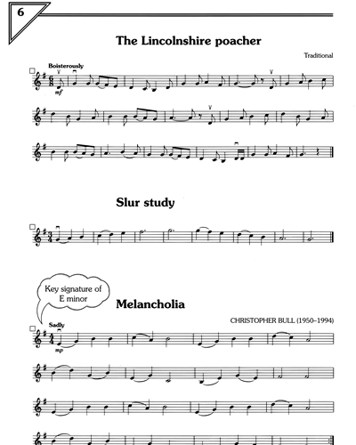 'The Lincolnshire Poacher' & 'Slur Study' & 'Melancholia' — Christopher Bull
