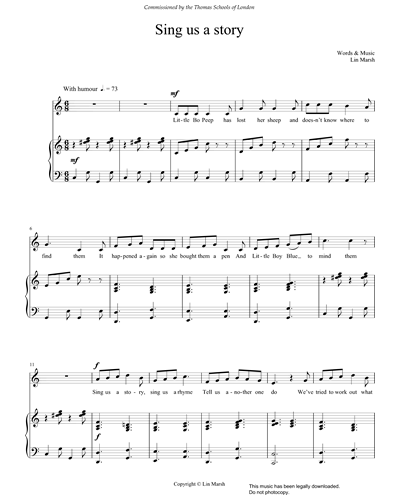 Sing Us A Story (from 'Once Upon A Time') — Lin Marsh