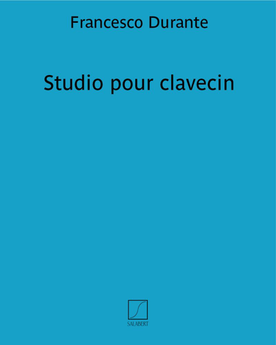 Studio (Fuga) for Harpsichord — Francesco Durante