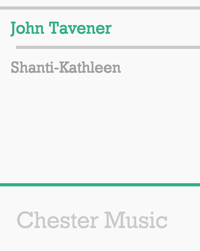 Shanti-Kathleen — 约翰·塔文纳