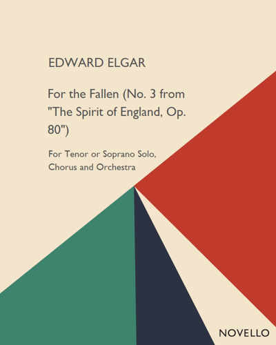 For the Fallen (No. 3 from "The Spirit of England, Op. 80") — 埃尔加