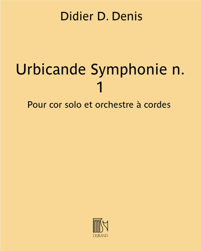 Urbicande Symphony No. 1 — Didier D. Denis