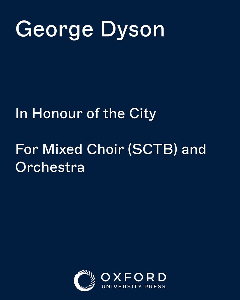 In Honour of the City — George Dyson