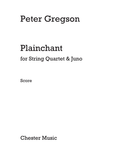 Plainchant — Peter Gregson