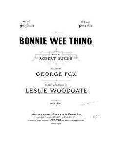 Bonnie Wee Thing — George Fox