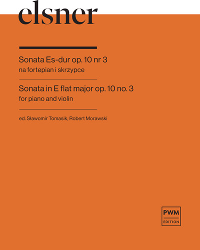 Sonata in E flat major op. 10 no. 3 — Józef Elsner