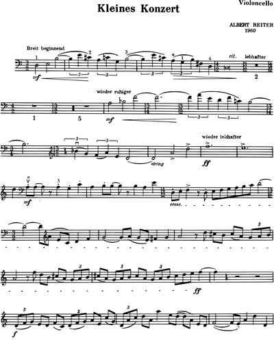 Little Concerto — Albert Reiter