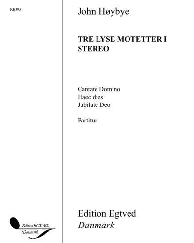 Three Bright Motets in Stereo — John Høybye