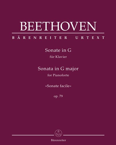 Sonata in G major, op. 79 'Sonate facile' — 贝多芬