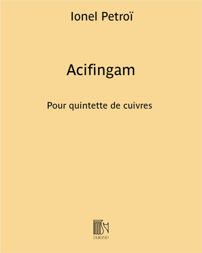 Acifingam — Ionel Petroï