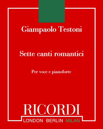 Sette canti romantici — Giampaolo Testoni