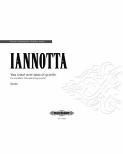You crawl over seas of granite — Clara Iannotta