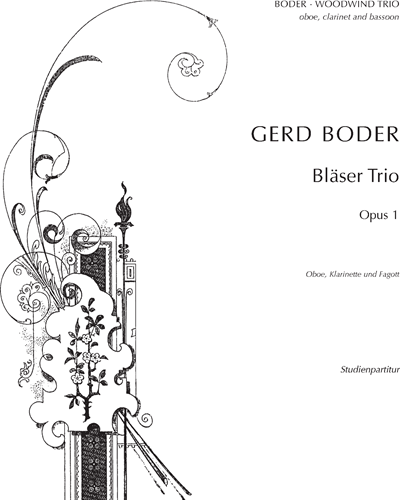 Woodwind Trio, op. 1 — Gerd Boder